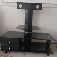 میز تلویزیون شیشه ای