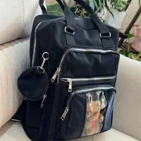 کیف دانشجویی عروسکی جنس دیبا ضدآب