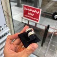 حلقه ست نقره با آبکاری طلاسفید