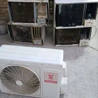 خریدکولر گازی پنجری دوتیکه سالم سوخته مشتری..،