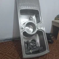 سینک سه قلو ظرفشویی یک ماه کارکرده