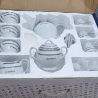 سرویس فنجان نعلبکی قوری قندان جا شکری