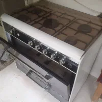 گاز طرح فر لعابی سفید