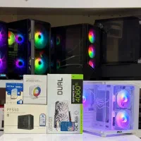 کیس گیمینگ رندرینگ ‌I513400F گرافیک4060Tiآکواریومی