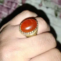 فروش فوری انگشتر عقیق یمنی رکاب نقره