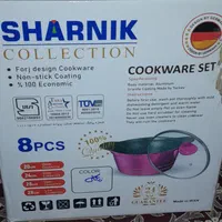 هدیه روز مادرسرویس ۸ پارچه چدن پوشش گرانیت شارنیک