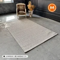 فرش پینترستی پرفروش زمینه نقره ای با تخفیف 30 درصد