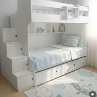 تخت دوطبقه مدل قاصدک/چکی