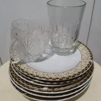 بشقاب و ظرف ولیوان