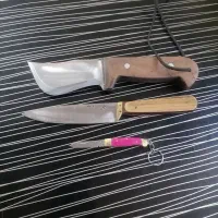 چاقو سلاخی وچاقو جاکلیدی قدیمی