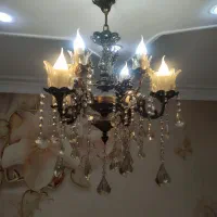 لوستر ۸شاخه برنجی