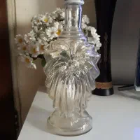 بطری بلوری و گلدان و جا دستمال