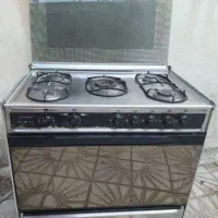 گاز پنج شعله فر دار کم کار تمیز