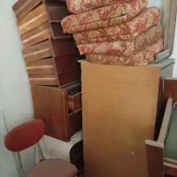 مبل هفت نفره با میز ناهار و تخت خواب