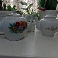 قوری چینی سایز بزرگ و متوسط