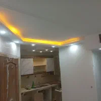 کناف کاری گچ کاری تخریب شومینه ...
