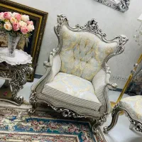 فروش فوری مبلمان سلطنتی ۸ نفره با دو تا بوفه