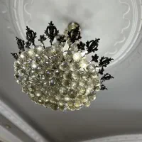 لوستر برنجی|لوستر و چراغ آویز|ری, شهرک نظامی|دیوار