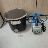 دستگاه وکیوم حبابگیر سیلیکون