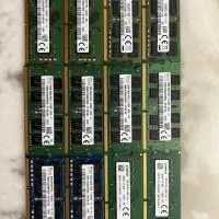 فروش ۱۲ عدد رم DDR3 و DDR4 لپ‌تاپ