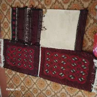 یه جفت پشتی دست بافت پشم 10ت ویه خورجین  10ت