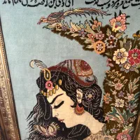 تابلو فرش ابریشم