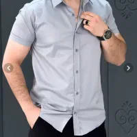 پیراهن استین کوتاه تابستونی (رنگ ثابت) 40%تخفیف