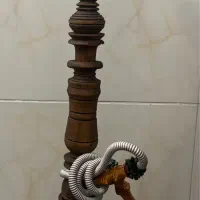 قلیان تنه چوب قدیمی