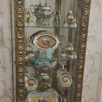 کنسول، آئینه شمعدان،ساعت برنز