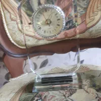 ساعت رومیزی بلور قدیمی