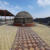 آلاچیق سنتی کپری چوب خرما