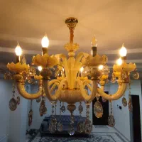 لامپ شمعی لوستر ۱۵عدد کاملا سالم