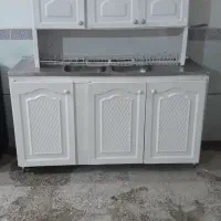 کابینت به همراه سینک و آبچکان