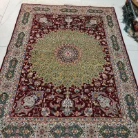 قالیچه 3متری نقشه قره باغی.  تبریز. چله ابریشم