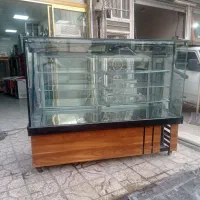 یخچال مکعبی ویترینی 190سانتی در حد نونو یخچال