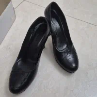 گفش مشکی مجلسی سارینا چرم
