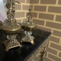 ۲ عدد قندان برنز