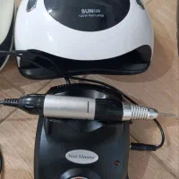 وسایل کاشت ناخون فول به همراه میز و کیف