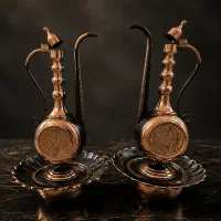 آفتابه و لگن مسی