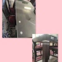 ناهارخوری۶نفره با شیشه