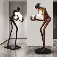 آباژور ایستاده آدمک ورق بزنین