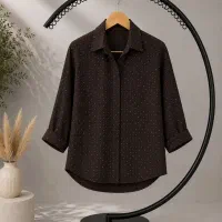 شومیز زنانه فول نگینی اورجینال