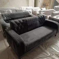 مبل راحتی مبلمان لمسه طوسی