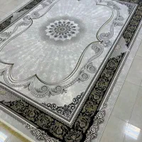فرش طرح حاشیه دار طوسی کد286