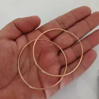 گوشوار حلقه ای طلا