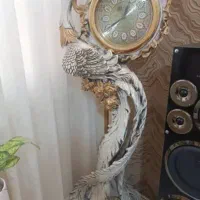 ساعت ایستاده طرح طاووس