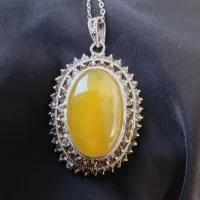 پلاک نقره دست ساز بدون زنجیر