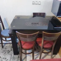 میز ناهارخوری 4 نفره چوبی شیک زیر قیمت