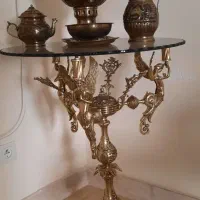 میز خاطره وسماور برنز اصل