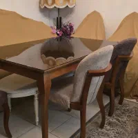 میز ناهارخوری ۶ نفره در حد نو